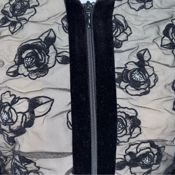 Joseph Ribkoff Rosette Zip Up Lightweight Jacket, Size 10 - Picture 6 of 13